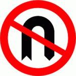 No_U_turns_Road_Sign