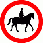 No_horses_Road_Sign