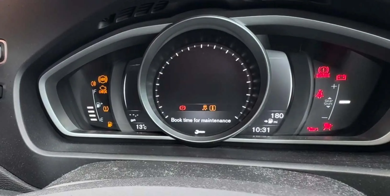 How to reset maintenance light in volvo v40